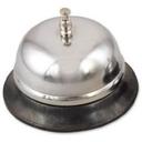 Alegacy Nickel Plated Durable Call Bell, 3 inch Base Diameter.