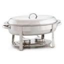 Alegacy Stainless Steel Oval Chafer, 6 Quart Capacity.