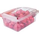 Cambro Camwear Safety Red Half Size Flat Lid for Food Boxes, 18 x 12 inch -- 6 per case.