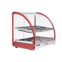 Skyfood Red 120 Volt Food Warmer Display Case, 18 1/2 inch x 14 3/8 inch x 17 1/2 inch